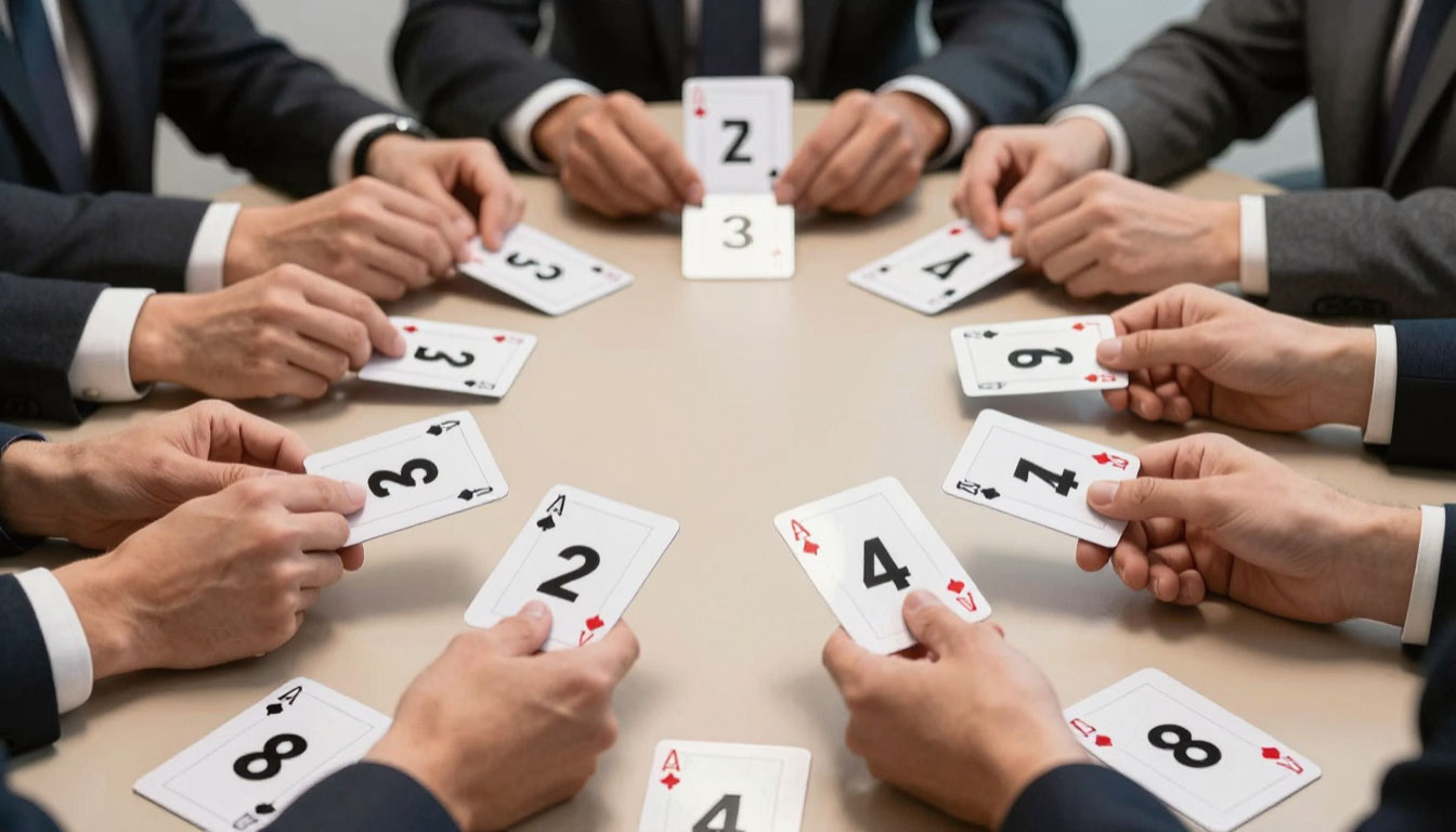 Цифры не врут: как перестать срывать дедлайны с помощью покерных карт